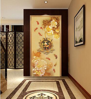 【锦致装饰】进门玄关壁画什么好 玄关壁画风水有哪些讲究？